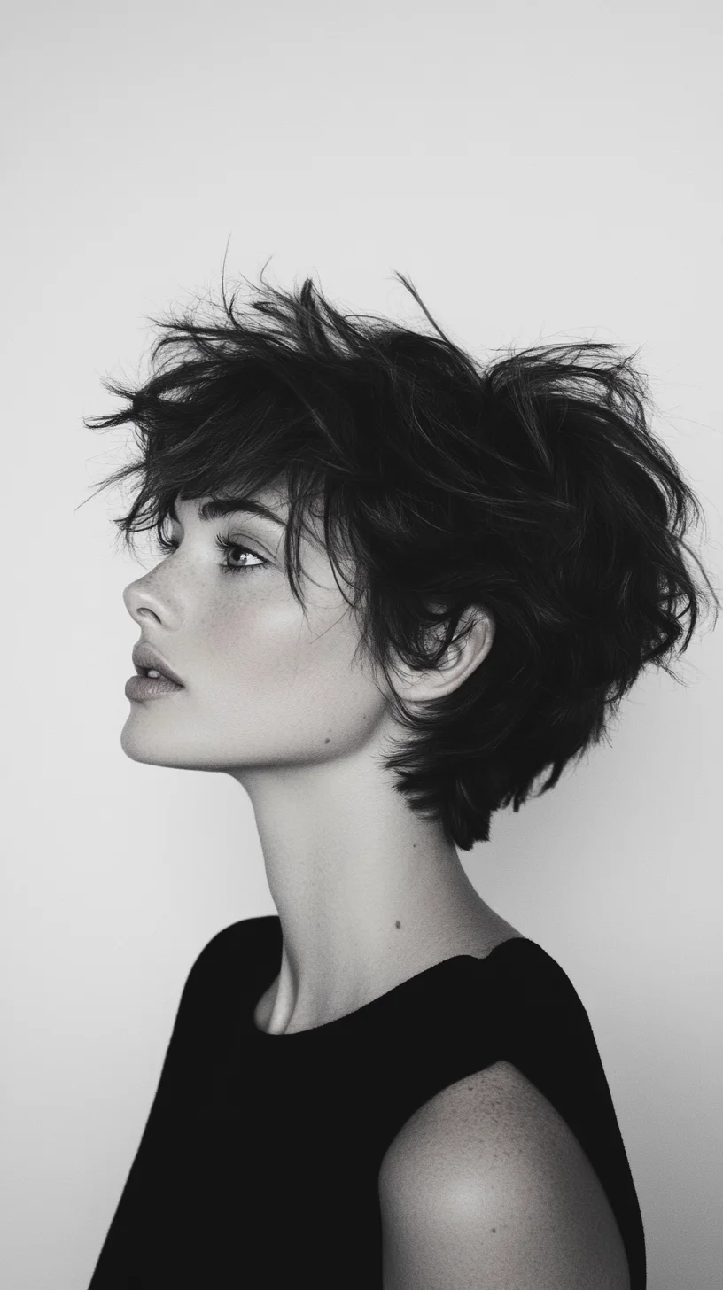 Effortlessly Edgy: The Modern Textured Pixie