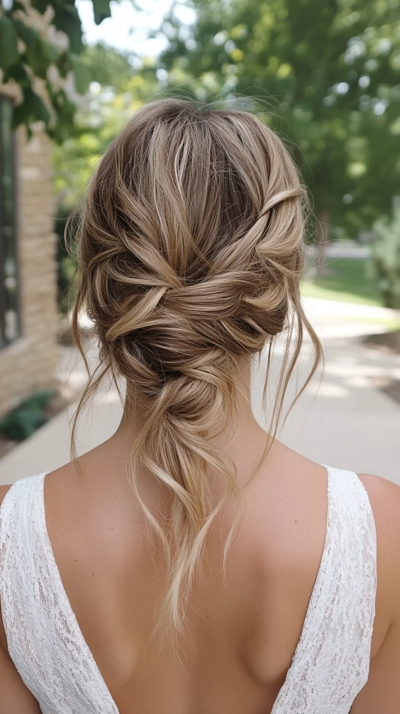 Effortlessly Elegant The Braided Low Bun