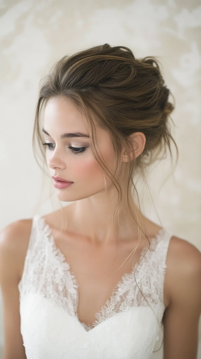 Effortlessly Elegant Updo for Timeless Beauty