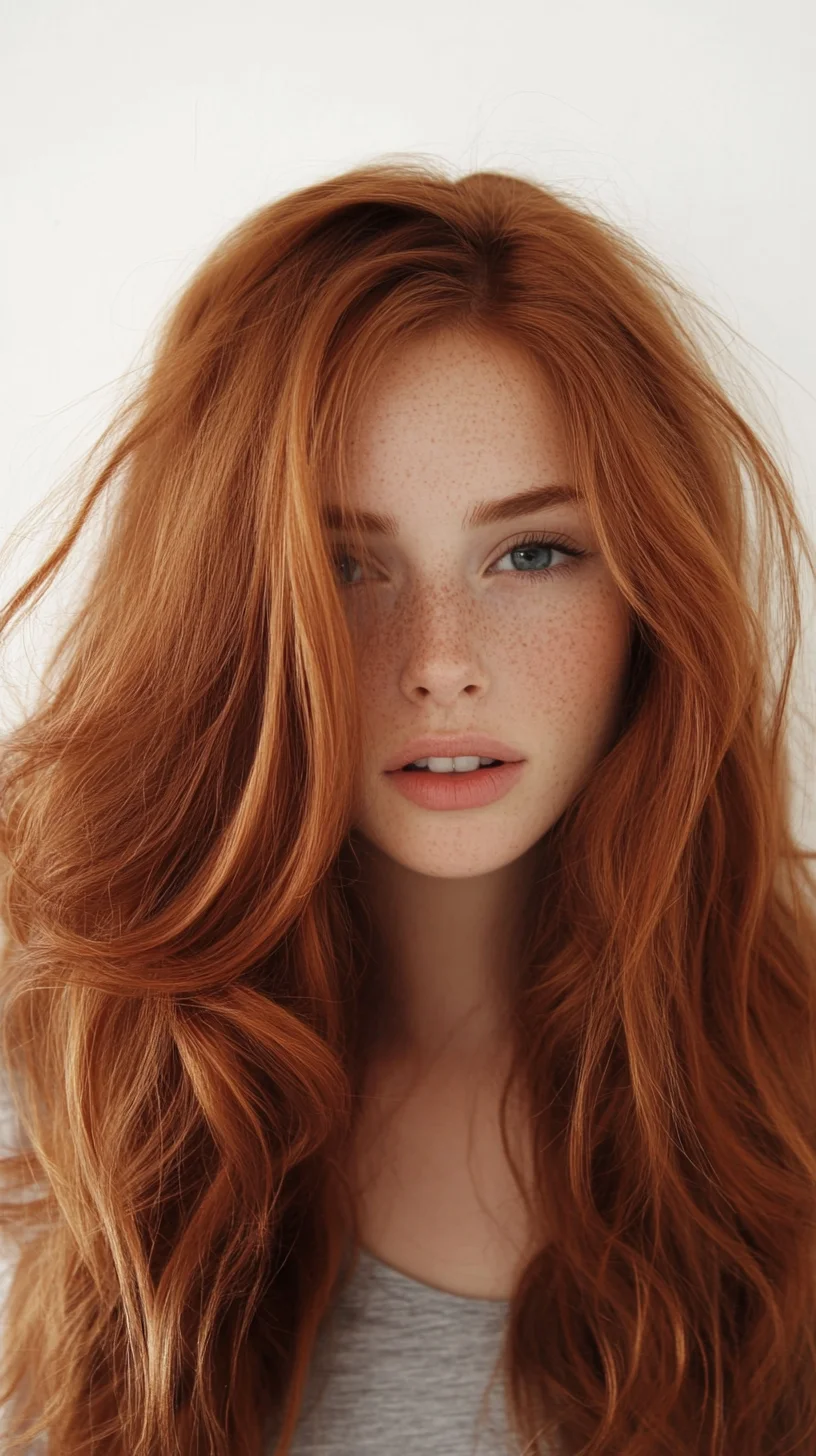 Effortlessly Enchanting: Captivating Waves for Radiant Redheads