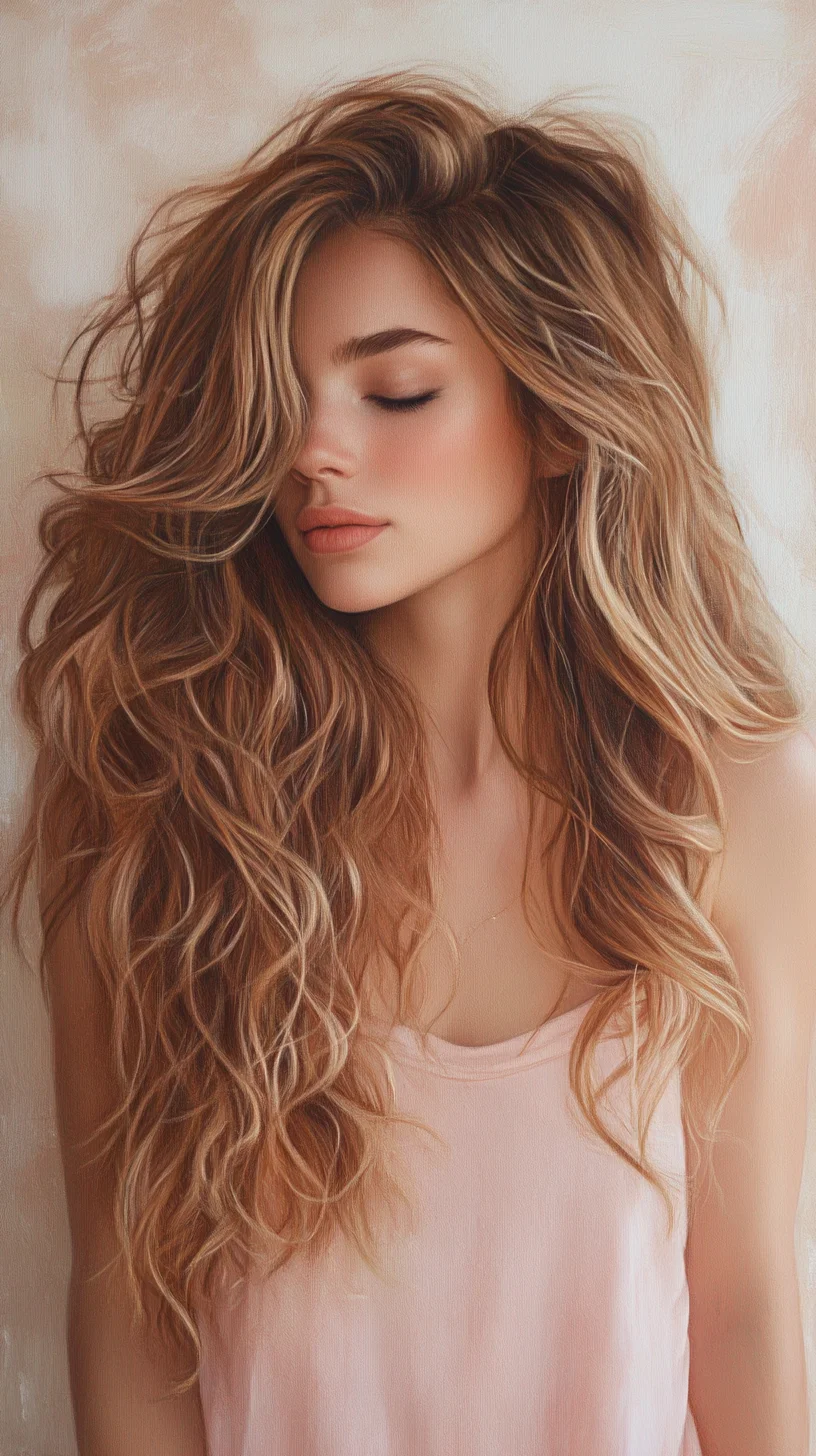 Effortlessly Glam Embrace the Voluminous Beach Waves