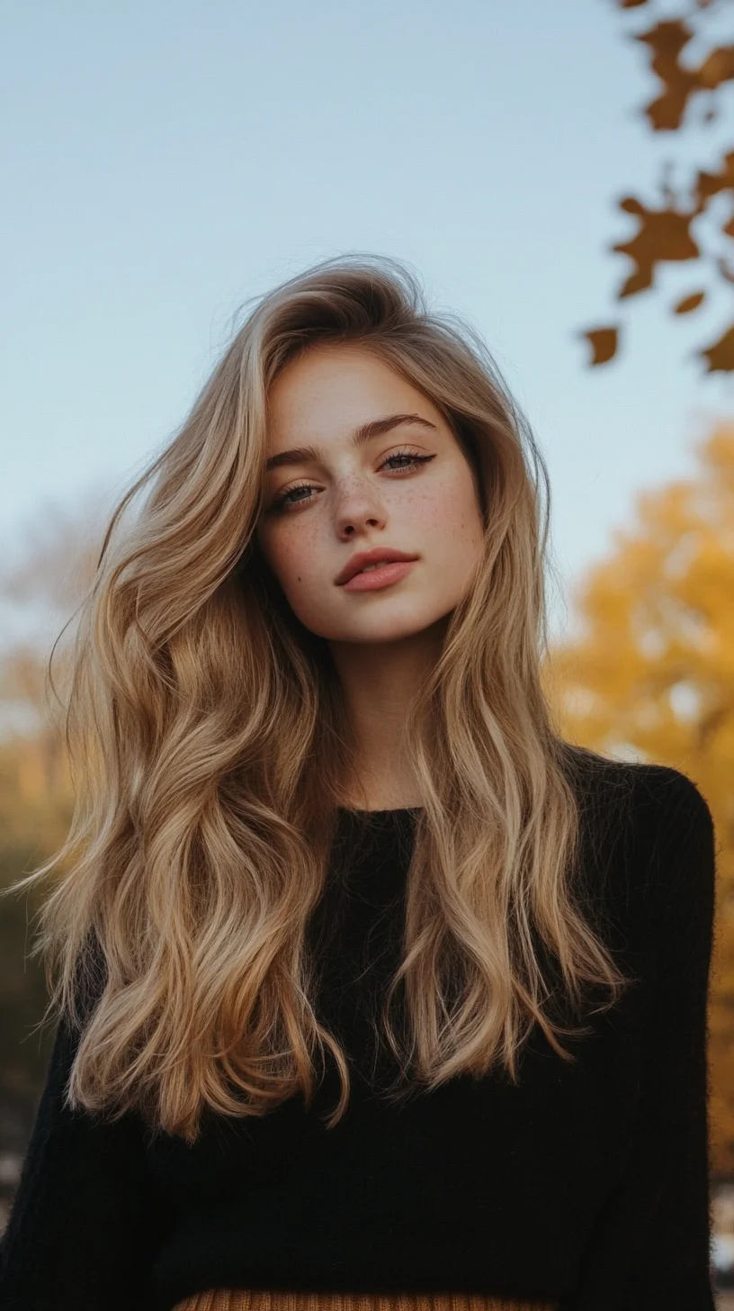 Effortlessly Glamorous Long Waves for a Timeless Look