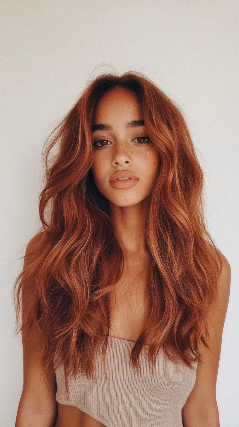 Effortlessly Glamorous: The Voluminous Wavy Mane