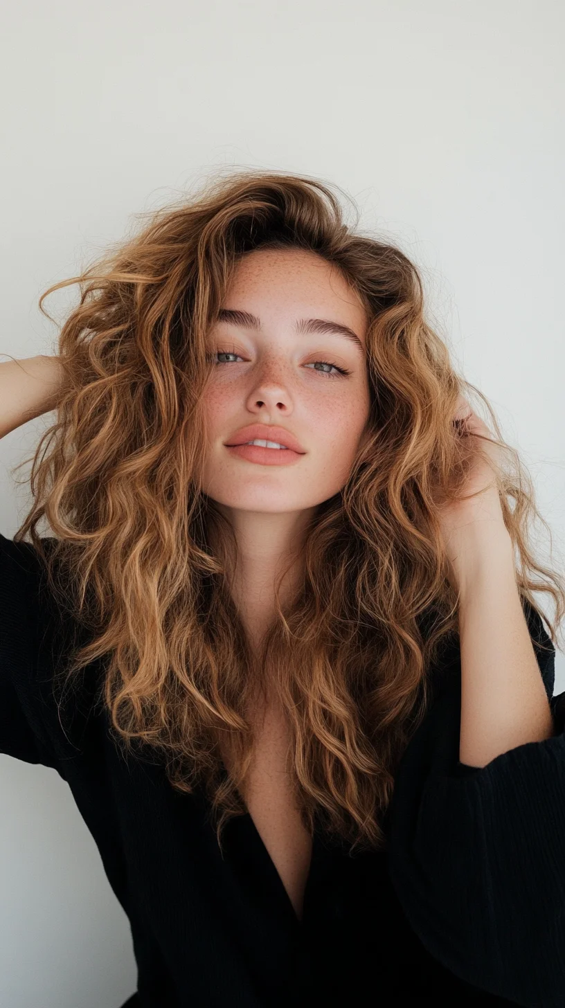 Effortlessly Gorgeous Embrace Natural Waves with This Luscious Hairstyle!