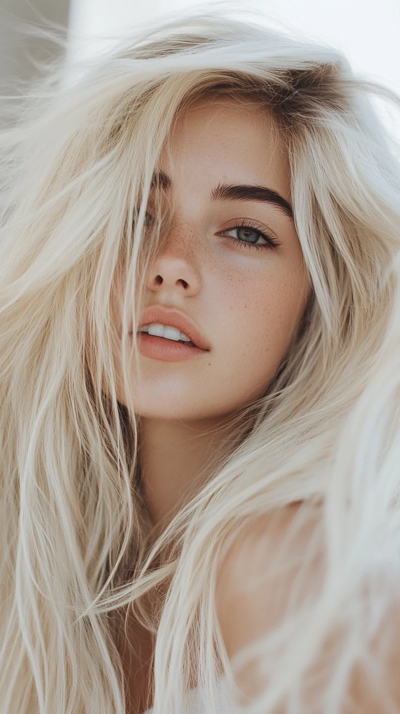 Effortlessly Luscious: The Model’s Dreamy Beach Waves