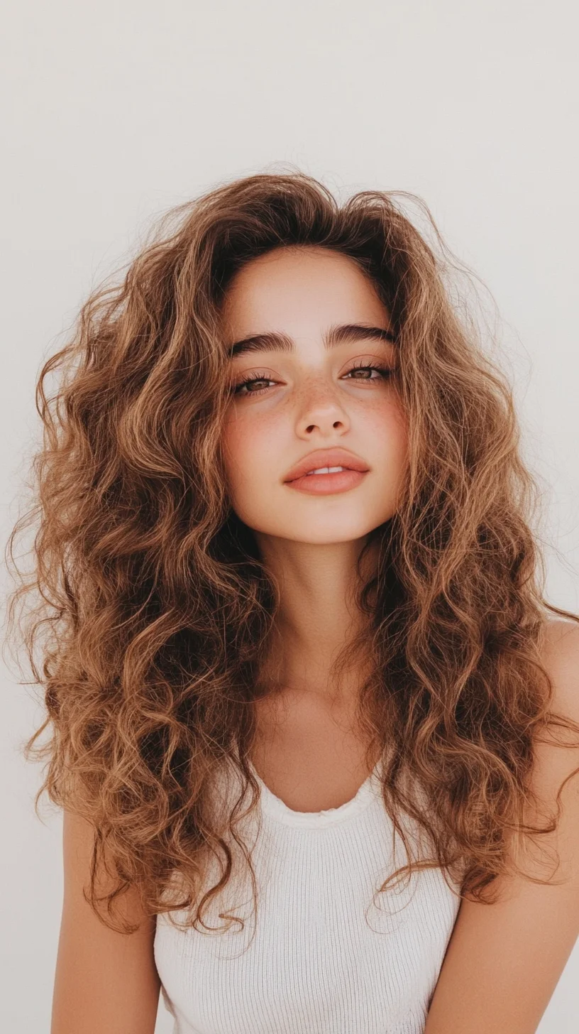 Effortlessly Radiant Embrace the Charm of Voluminous Curls