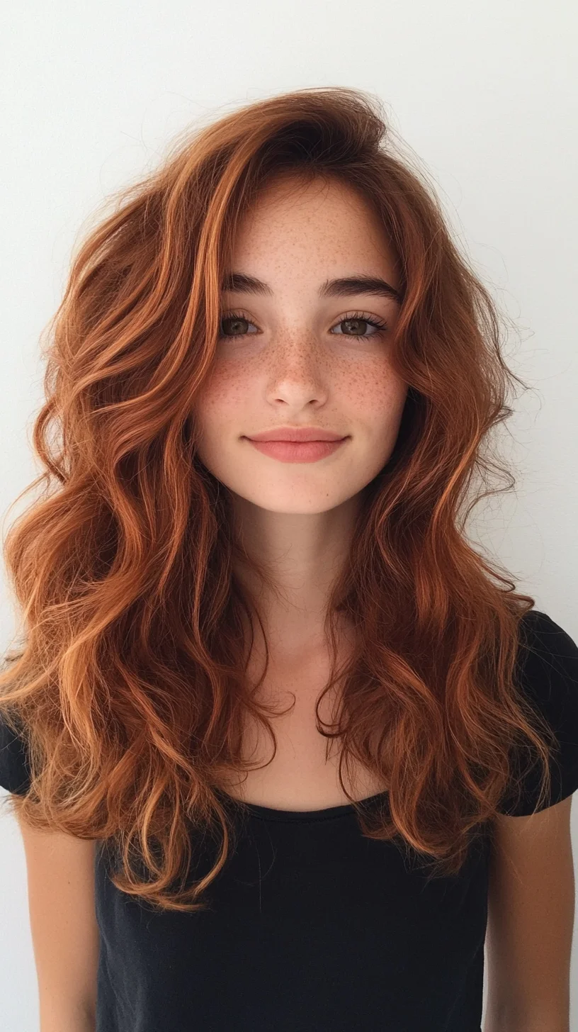 Effortlessly Radiant: The Perfect Luscious Layered Curls