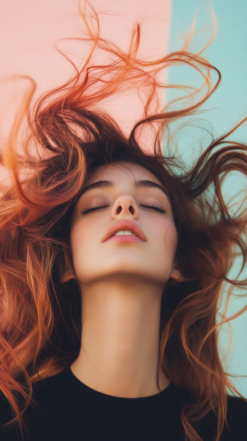 Effortlessly Romantic The Dreamy, Wind-Swept Waves with a Sunset Glow