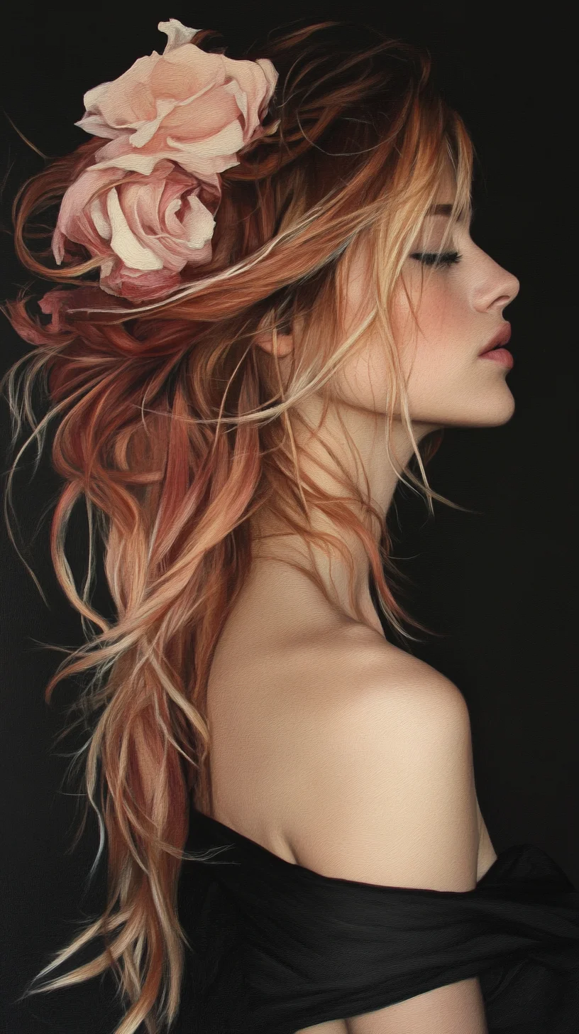 Effortlessly Romantic The Long, Floral-Embellished Waves