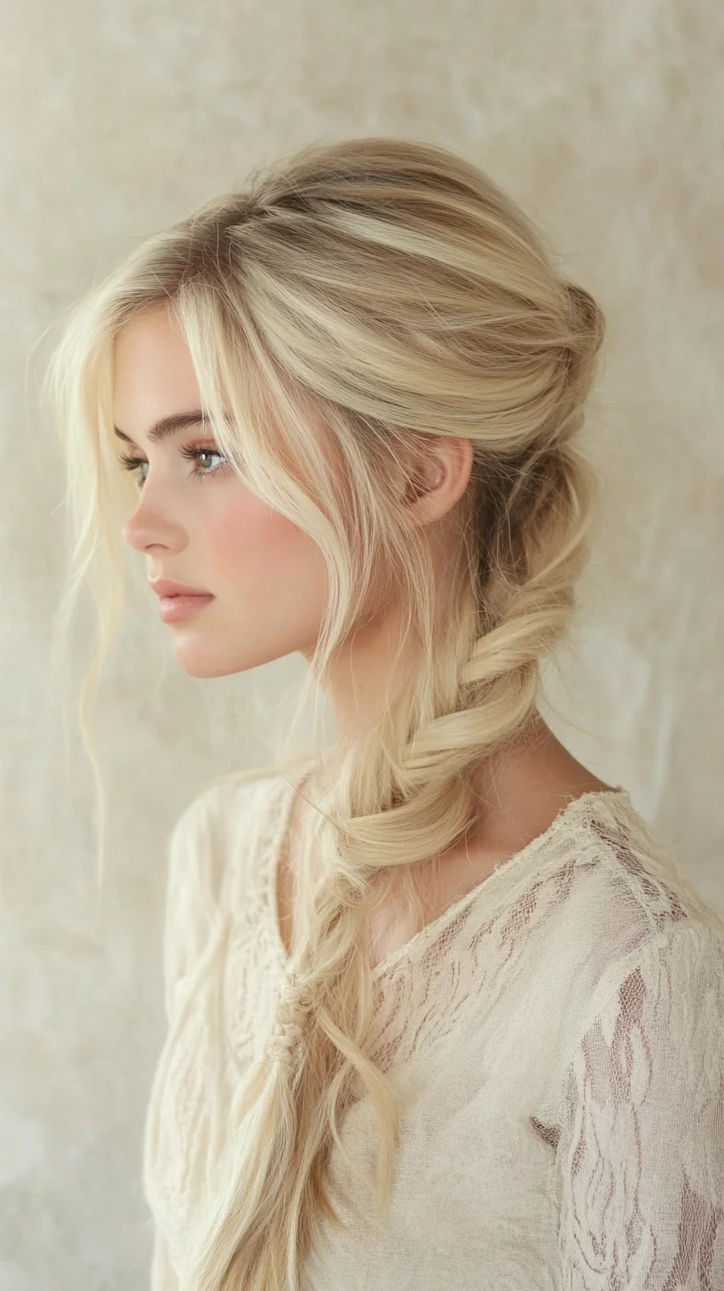 Effortlessly Romantic: The Loose Side Braid