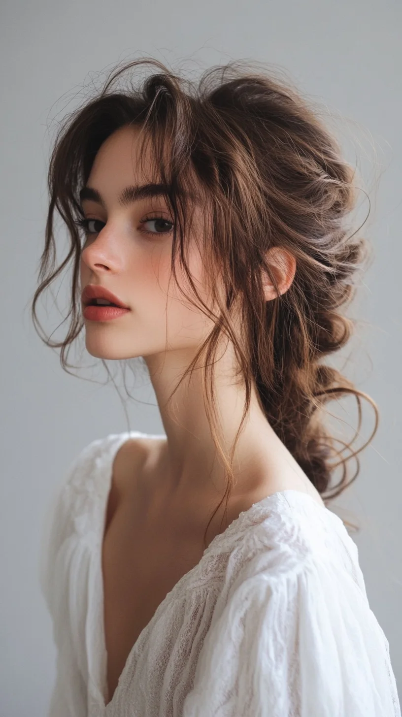 Effortlessly Romantic The Loose, Textured Updo