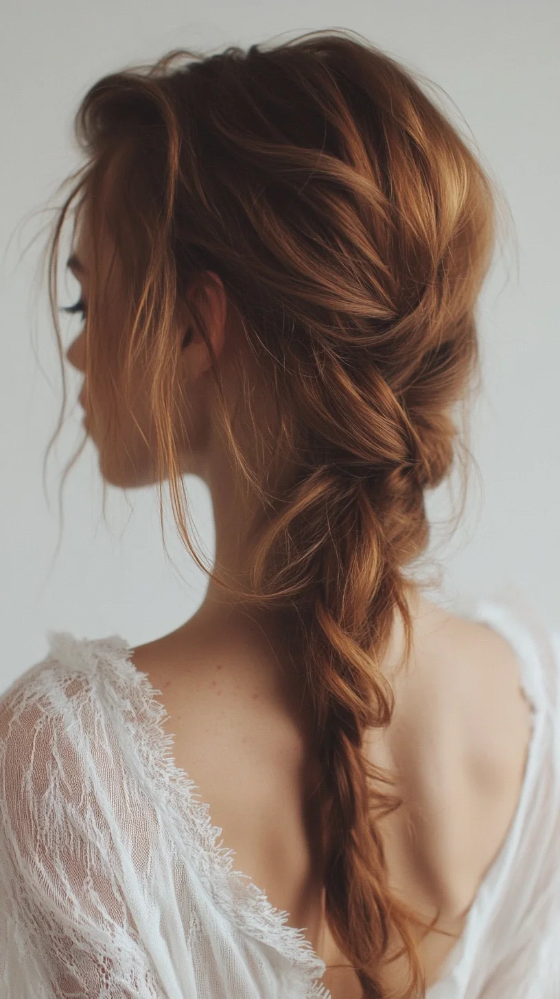 Effortlessly Romantic The Messy Braid for Boho Vibes