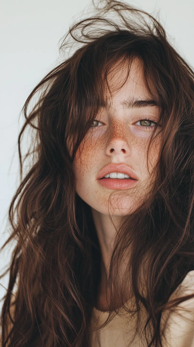 Effortlessly Romantic Tousled Waves for a Natural, Carefree Look