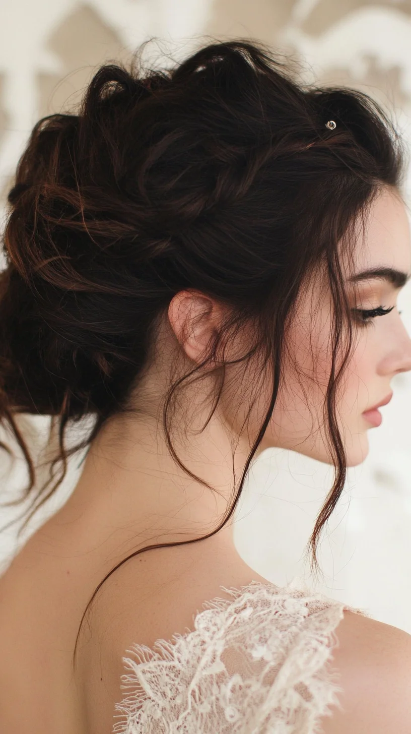 Effortlessly Romantic Updo Perfect for Any Occasion