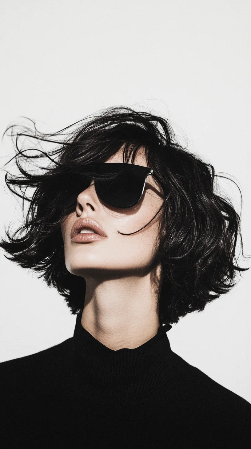 Effortlessly Stylish: The Chic Wavy Bob