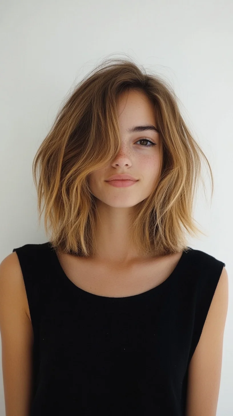 Effortlessly Tousled Waves The Perfect Breezy Bob