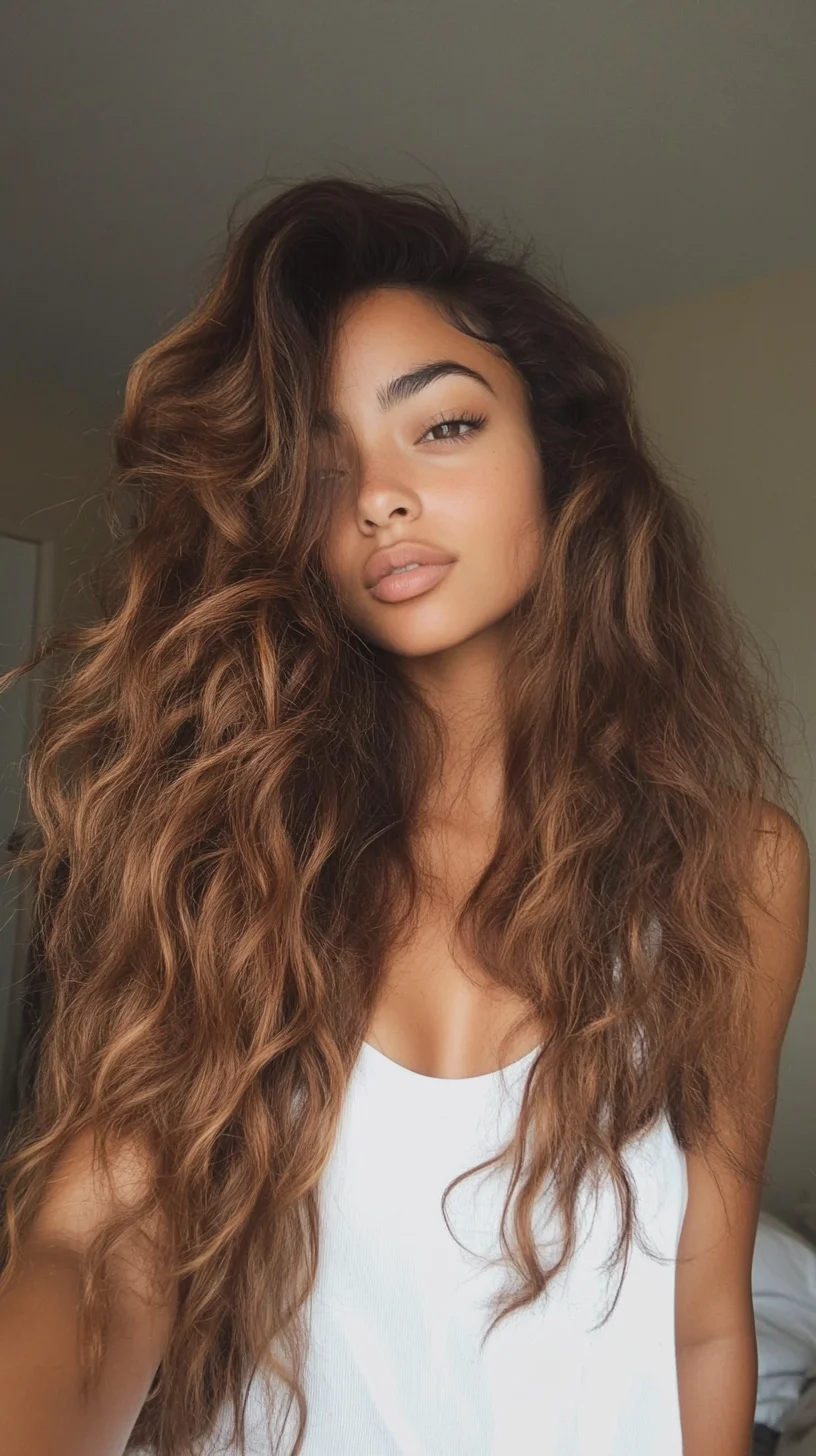 Effortlessly Wavy: Embrace Your Natural Curls with Alluring Volume