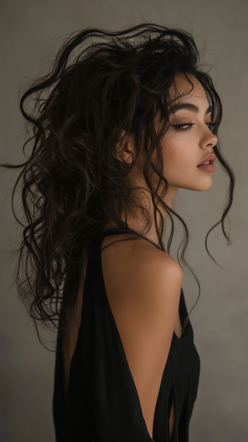 Effortlessly Wild The Bohemian Textured Hairstyle