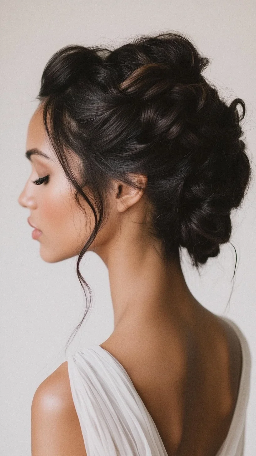 Elegant Braided Updo A Timeless Classic for Any Occasion