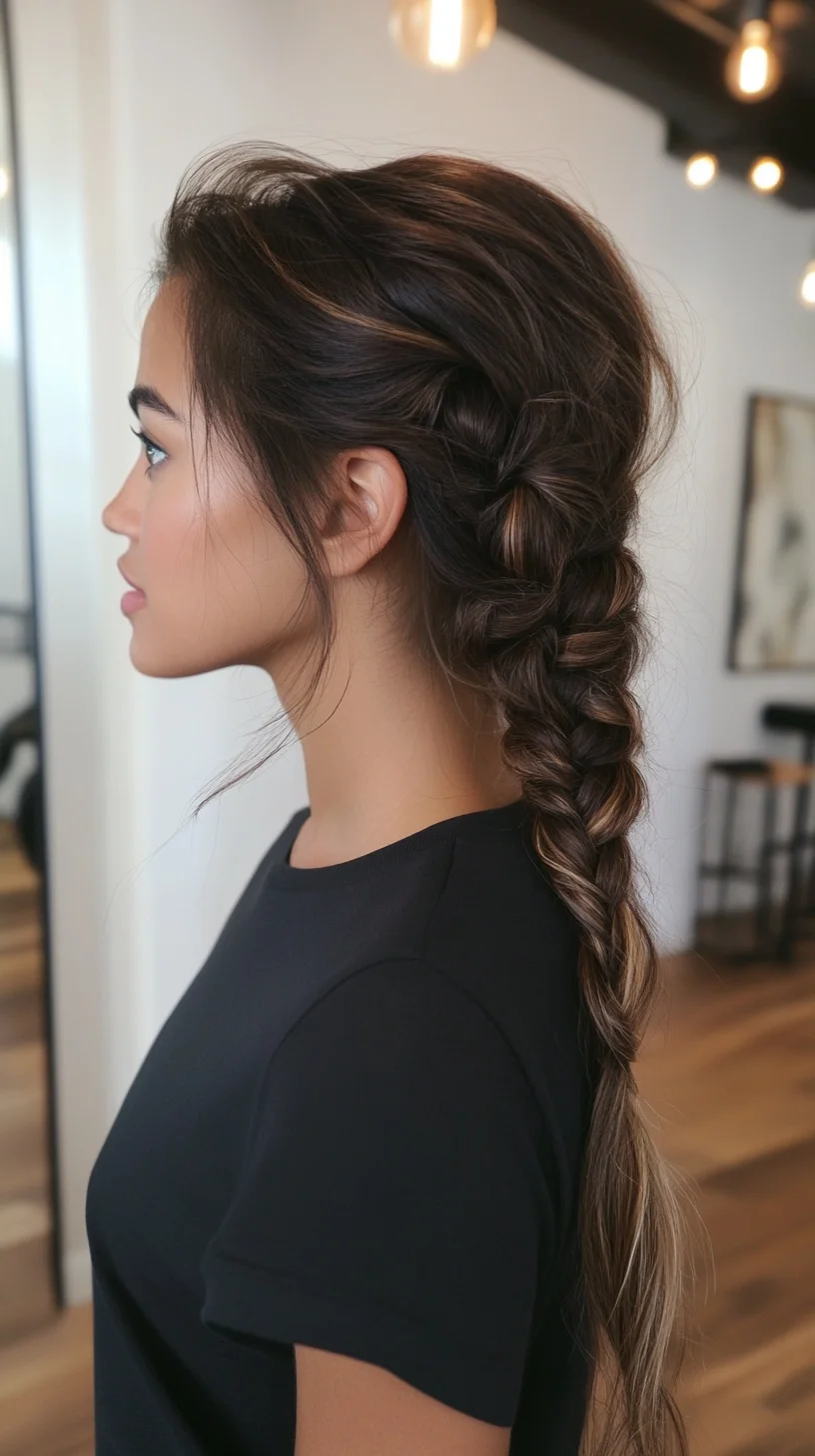 Elegant Side Braid A Timeless Look