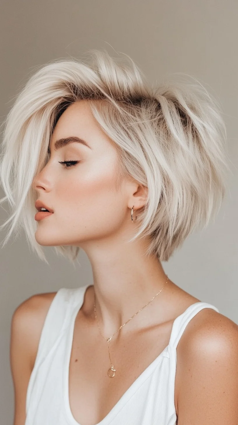 Elevate Your Look with a Chic, Textured Bob: Effortless Style for Any Occasion