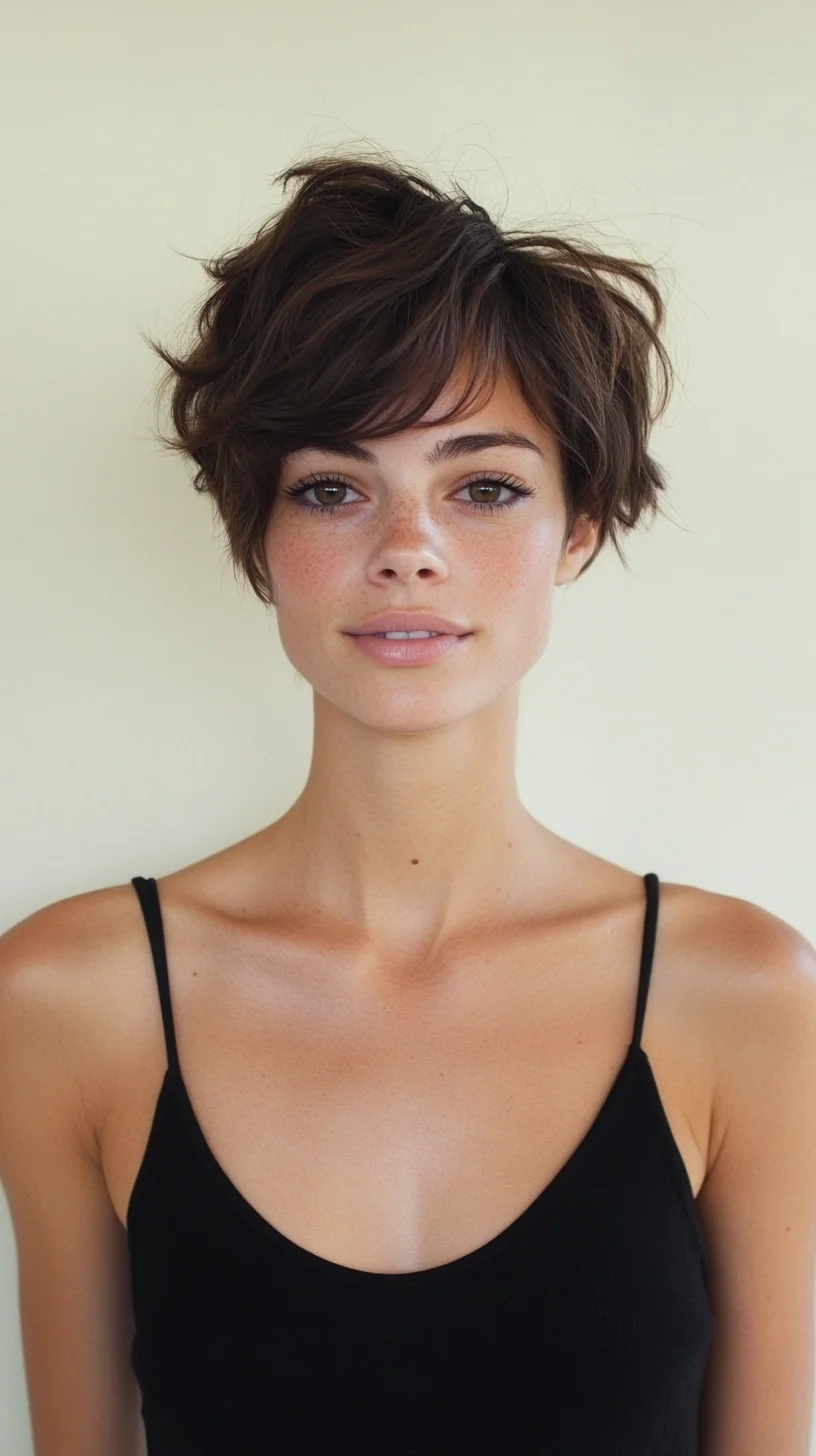 Elevate Your Look with a Chic Textured Pixie Cut