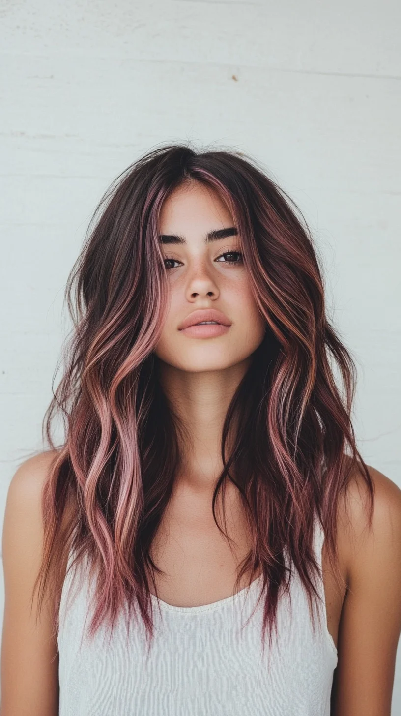 Embrace Effortless Chic with Warm-Toned Long Boho Waves