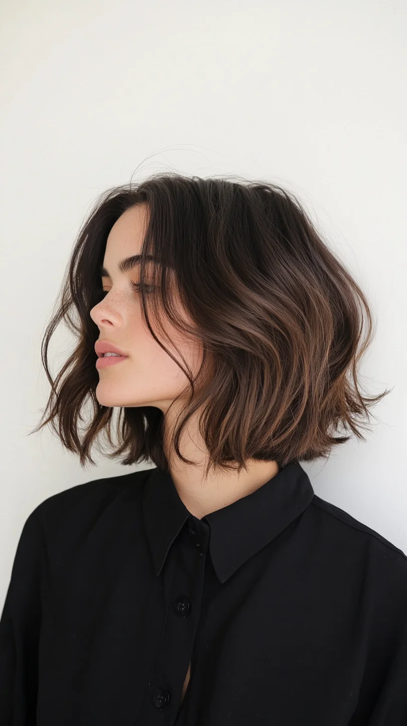 Embrace Effortless Elegance The Modern Textured Lob