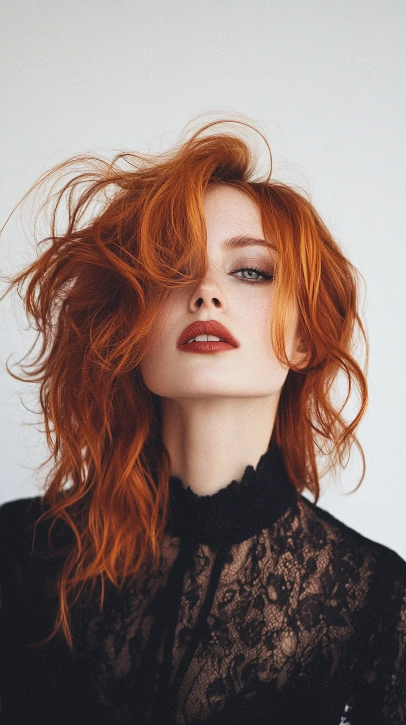 Embrace Effortless Elegance with Luscious Copper Waves