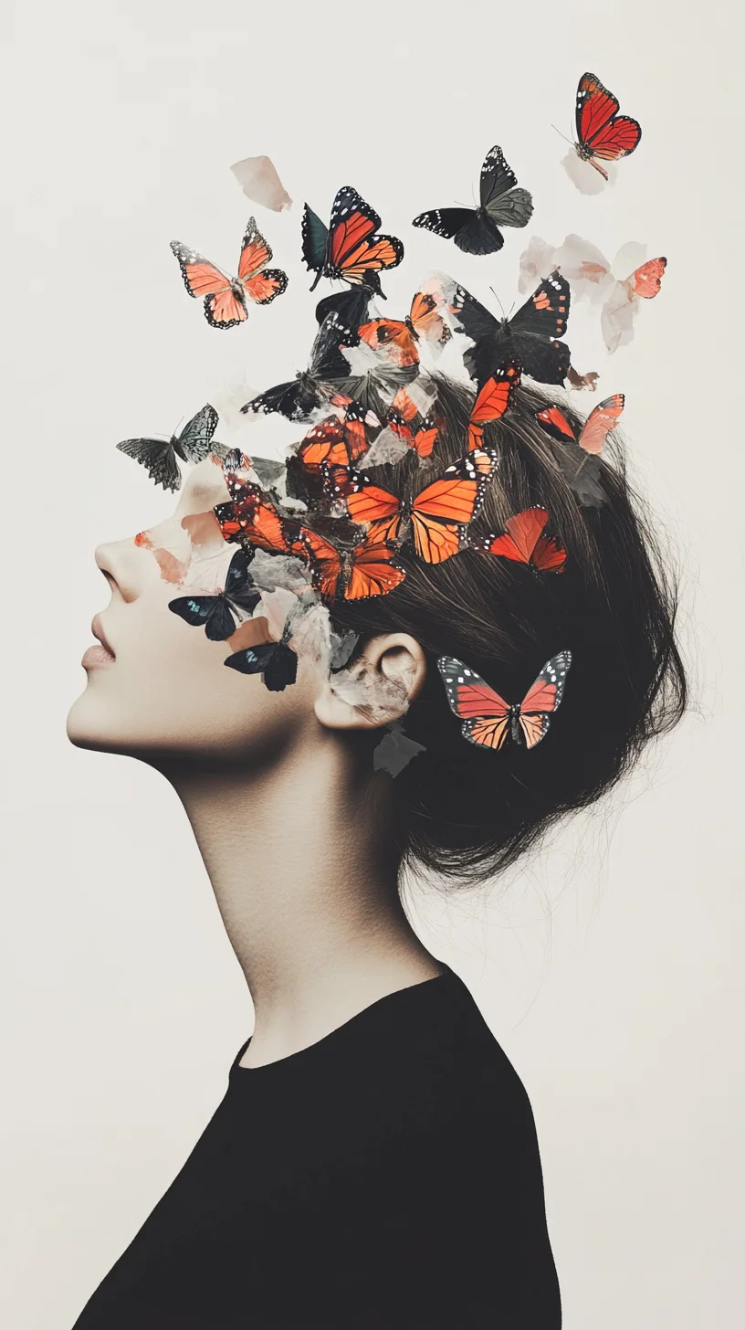 Embrace Nature A Whimsical Butterfly-Inspired Updo