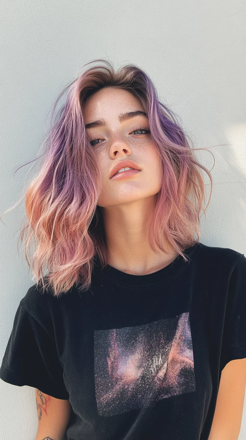 Embrace the Dreamy Waves: A Chic Ombre Bob That Turns Heads