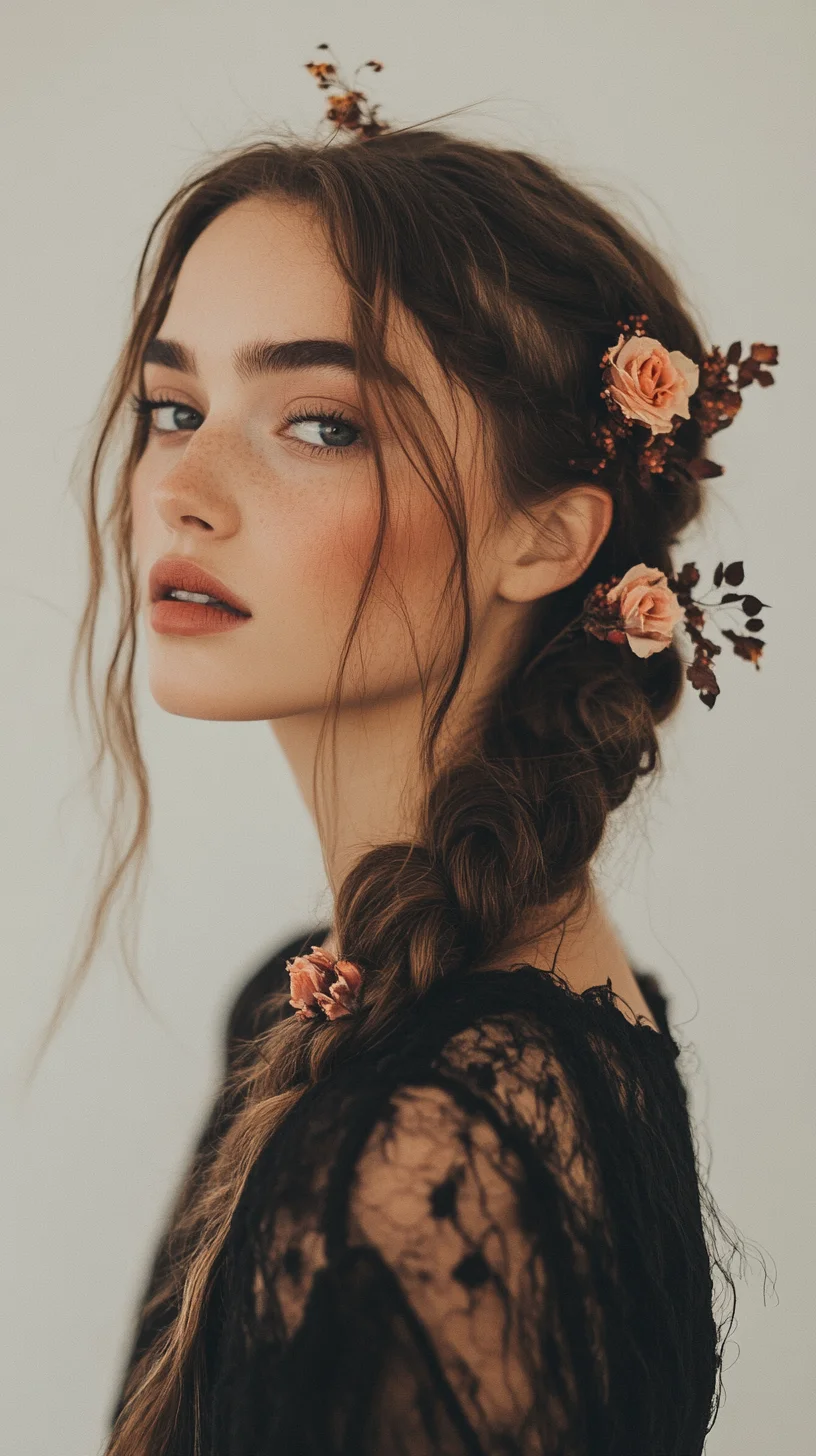 Enchanting Boho Braid A Blend of Elegance and Natural Beauty