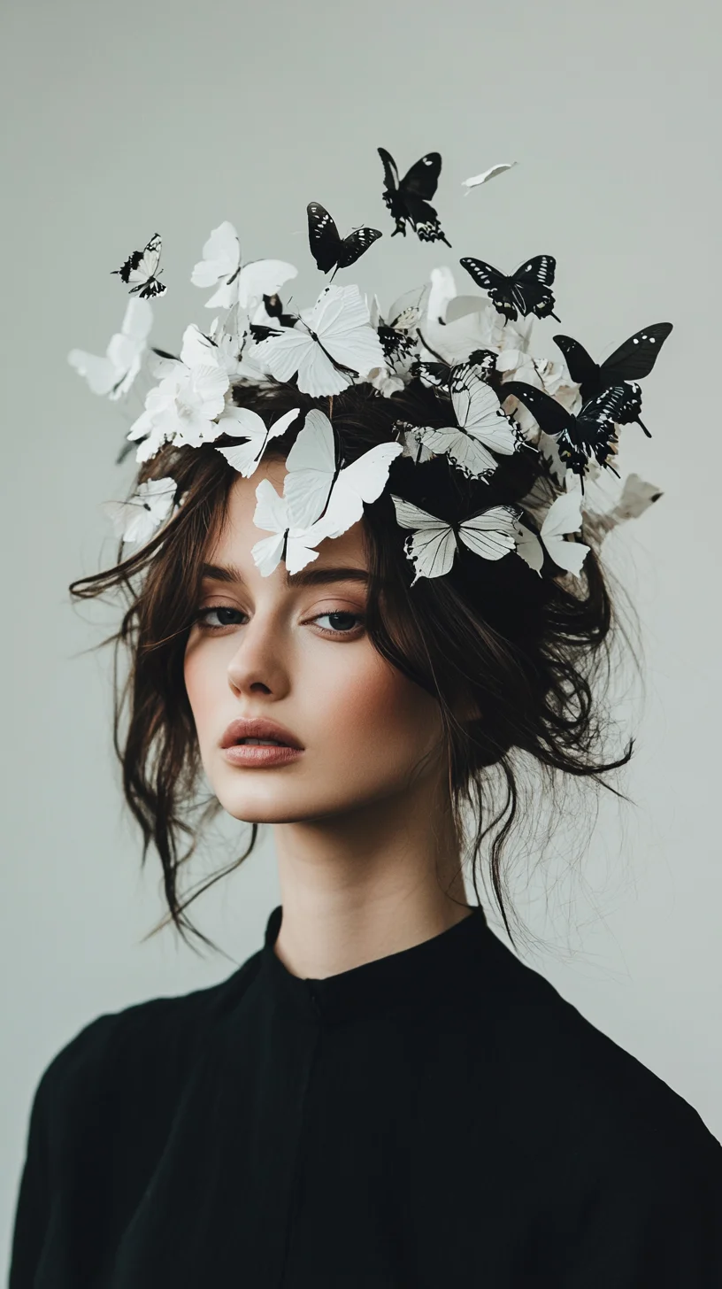 Enchanting Elegance The Butterfly Crown Hairstyle