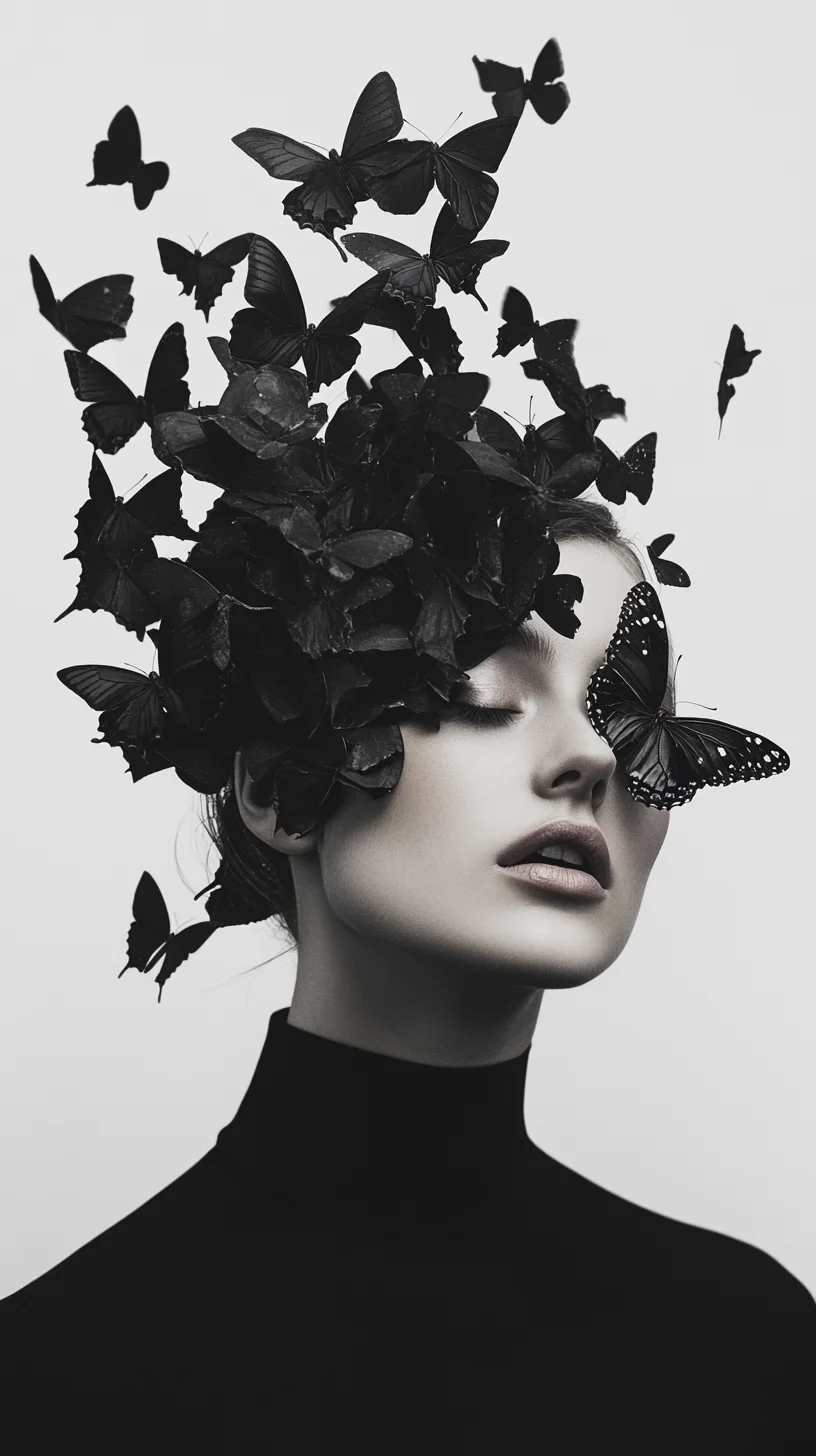 Enchanting Elegance The Butterfly-Inspired Coif of Dreams