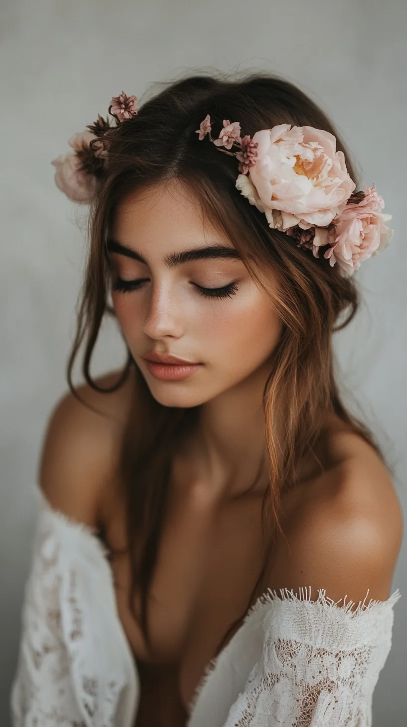 Enchanting Floral Crown A Romantic Touch for Every Occasion