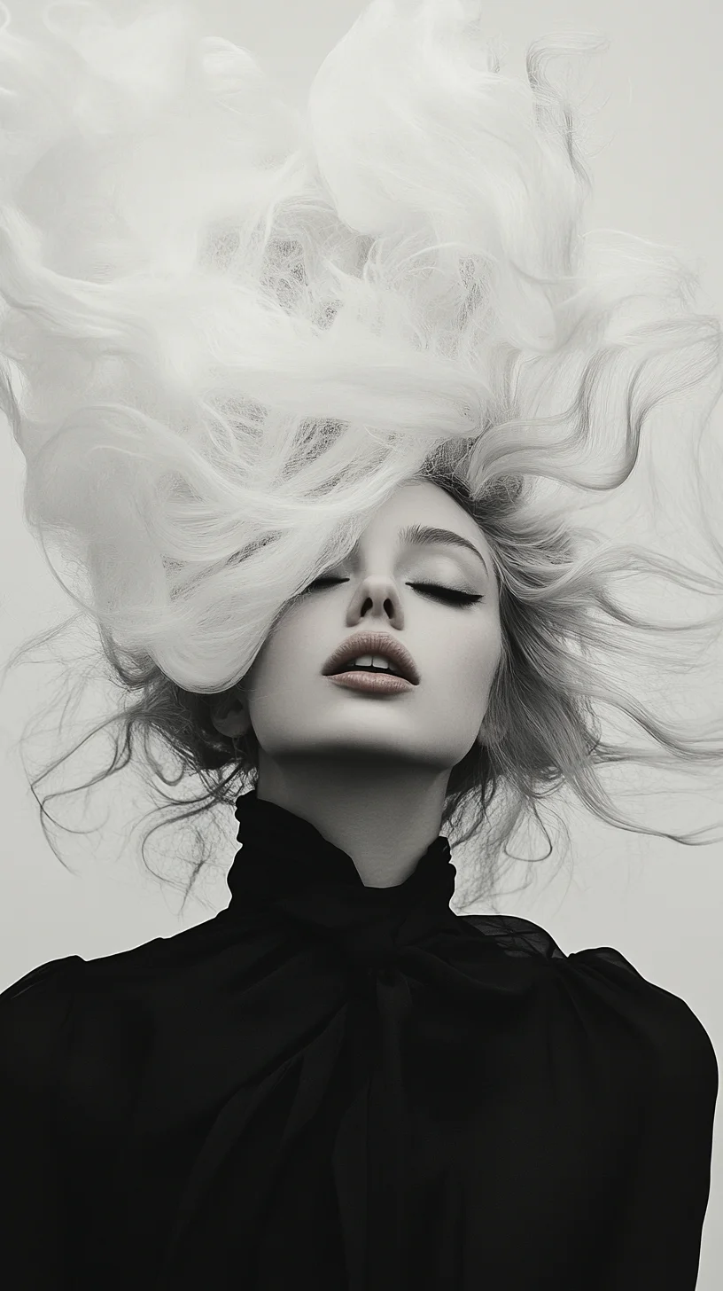 Ethereal Elegance Embrace the Airy Waves and Wispy Volume