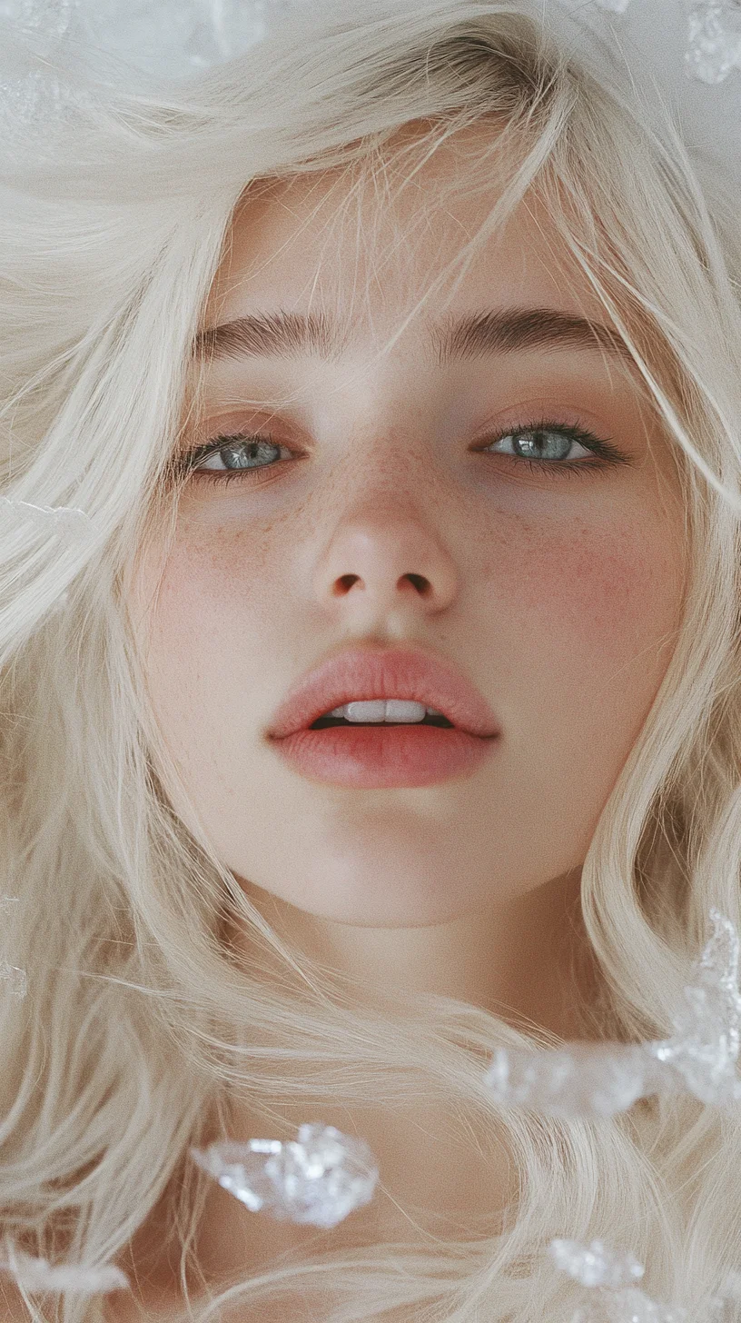 Ethereal Waves Embrace the Dreamy Blonde Look