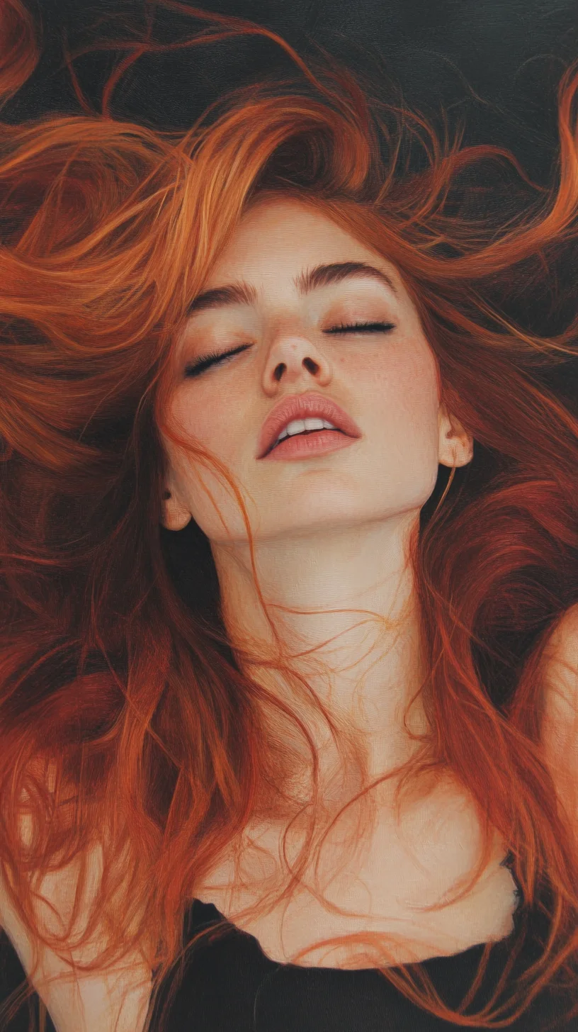 Fiery Elegance: Embrace the Allure of Vibrant Red Waves