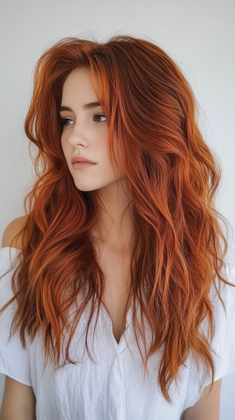 Fiery Waves: Embrace Your Inner Siren with Voluminous, Luscious Locks