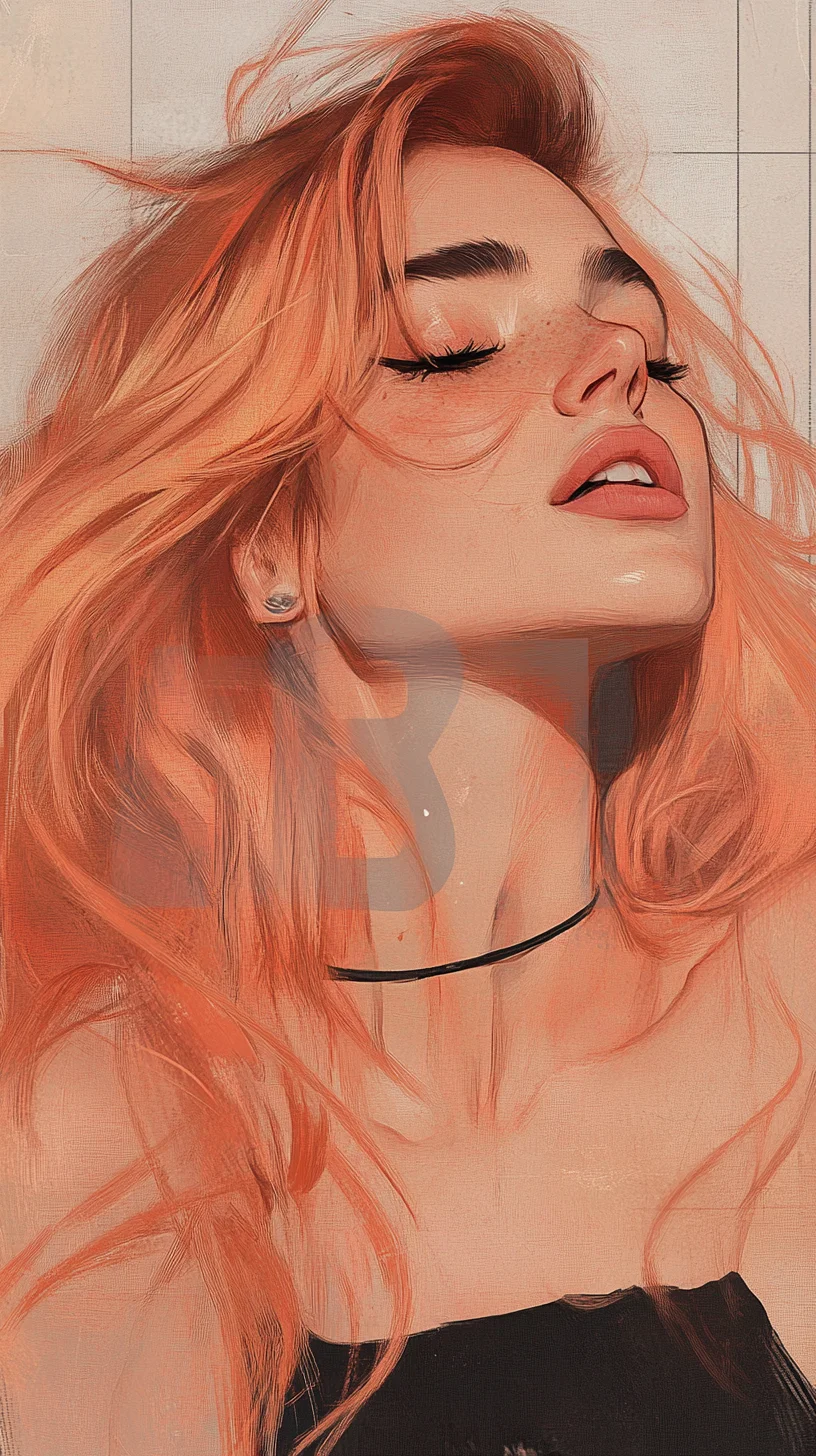 Flirty Fiery Waves Embrace the Bold Beauty of Voluminous Orange Hair