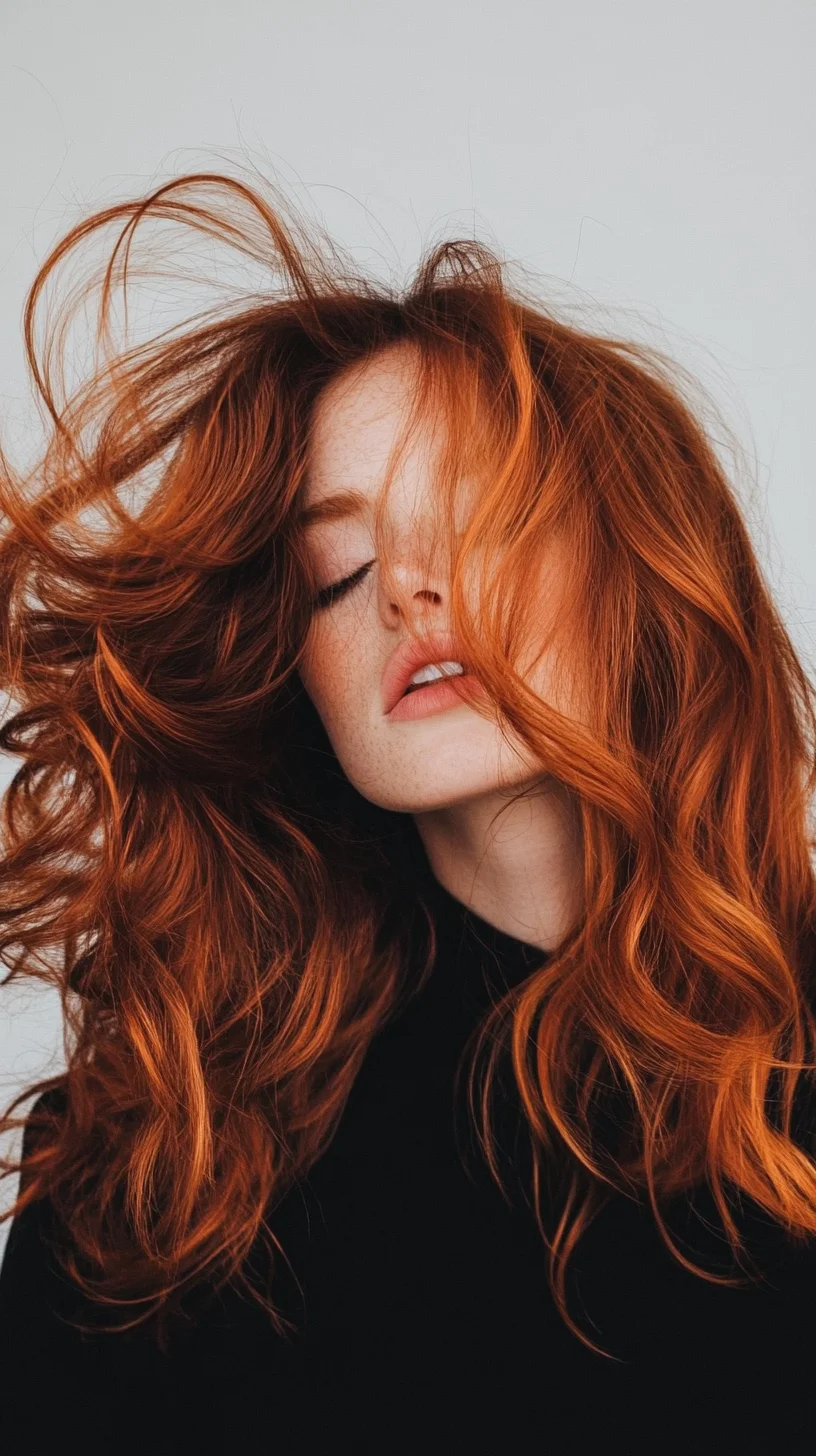 Head Turner: Effortlessly Wavy Red Locks