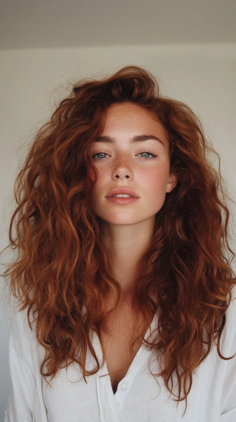 Heading: Effortlessly Chic: The Luscious Curly Mane