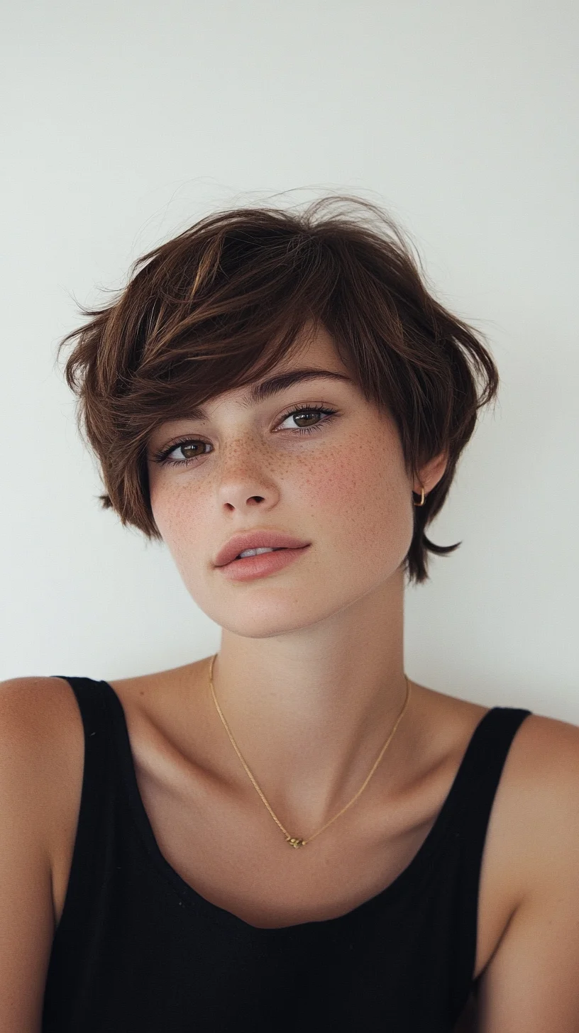 Heading: Effortlessly Chic: The Playful Textured Bob