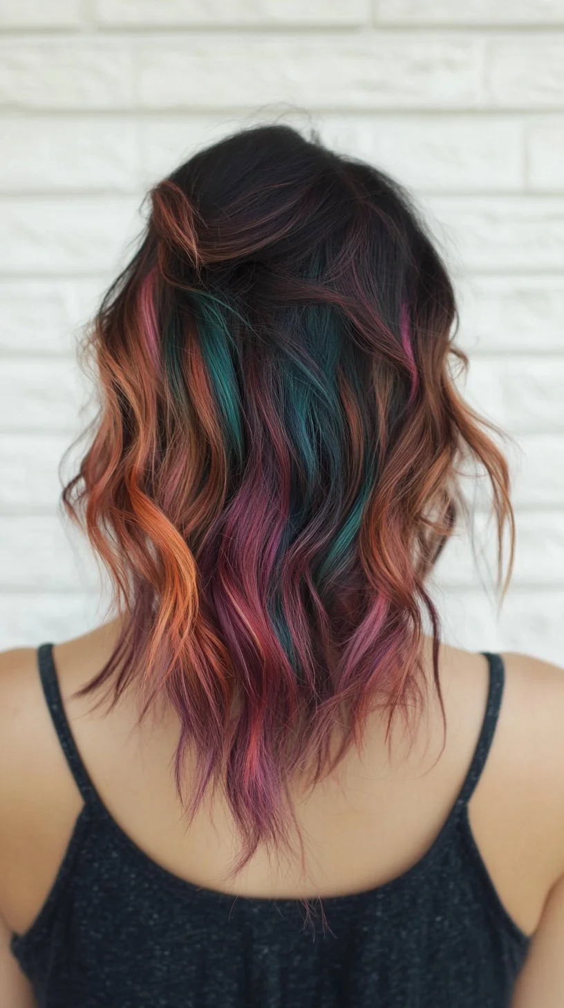 Head-turning Colorful Waves: A Bold and Beautiful Look