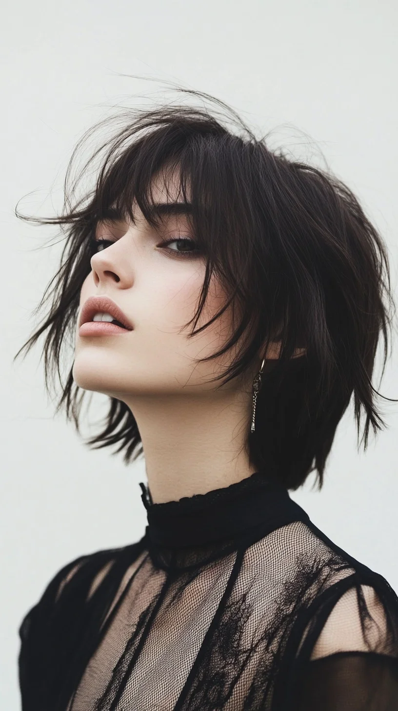 Head-Turning Textured Bob Effortlessly Chic and Versatile