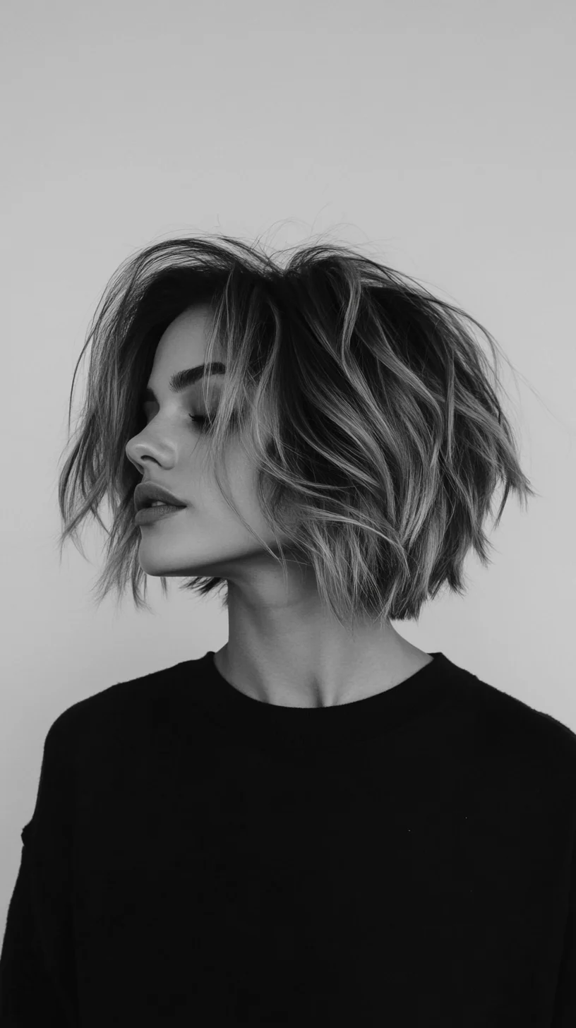 Head-turning Textured Bob: The Perfect Blend of Effortless and Chic