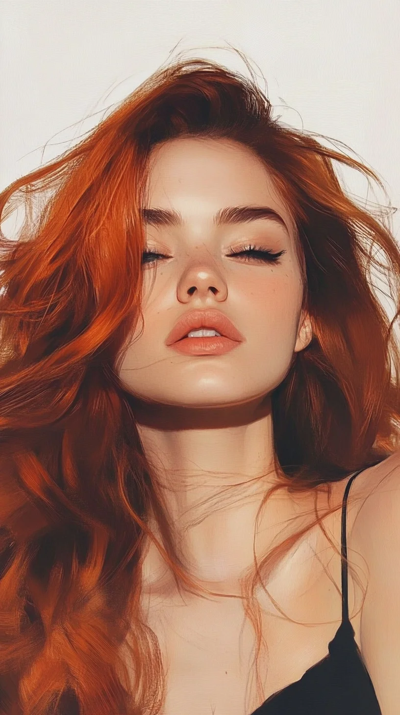 Luscious Copper Waves Embrace Your Inner Vixen