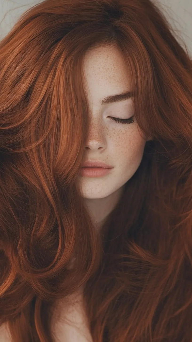 Luscious Copper Waves The Ultimate in Bold Volume and Warmth