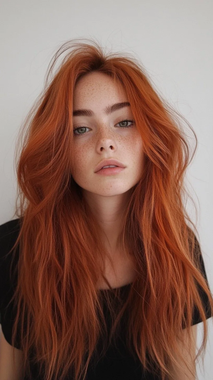 Luscious Fiery Waves: The Ultimate Effortlessly Chic Look