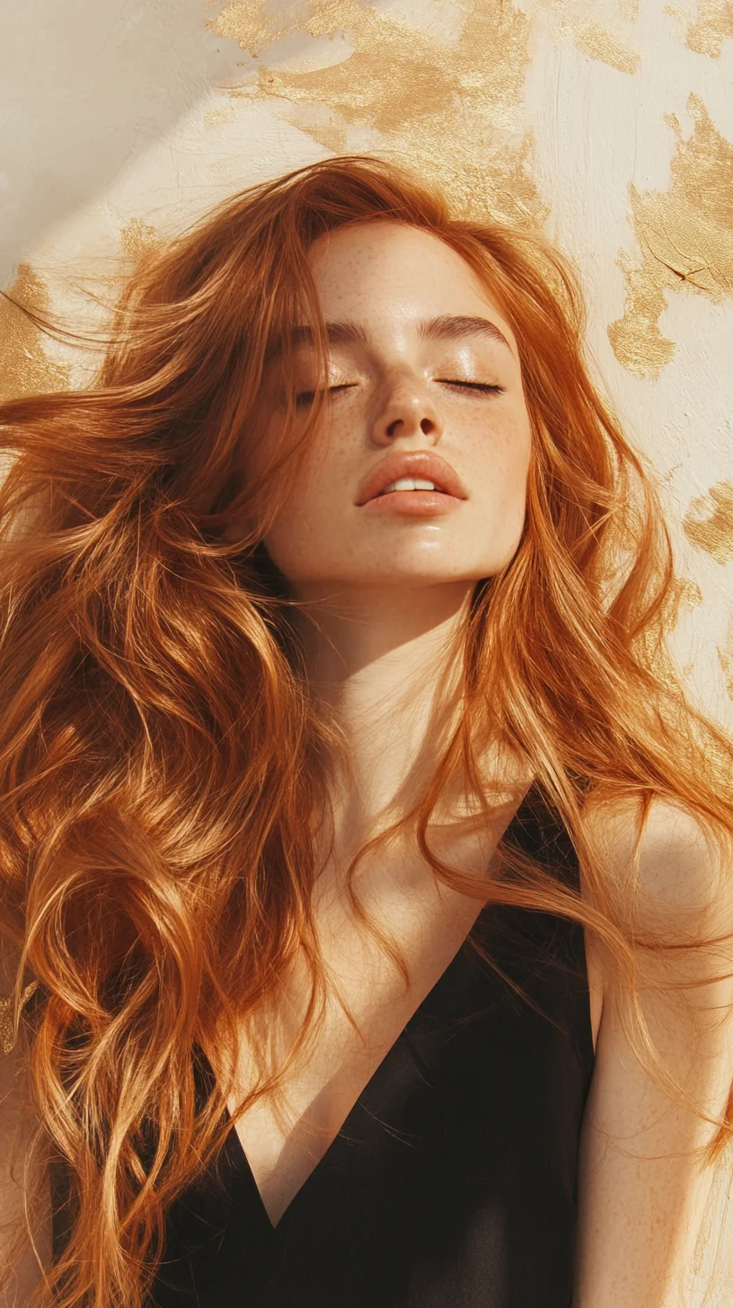 Luscious Locks: Embrace the Glamorous Waves of Radiant Copper